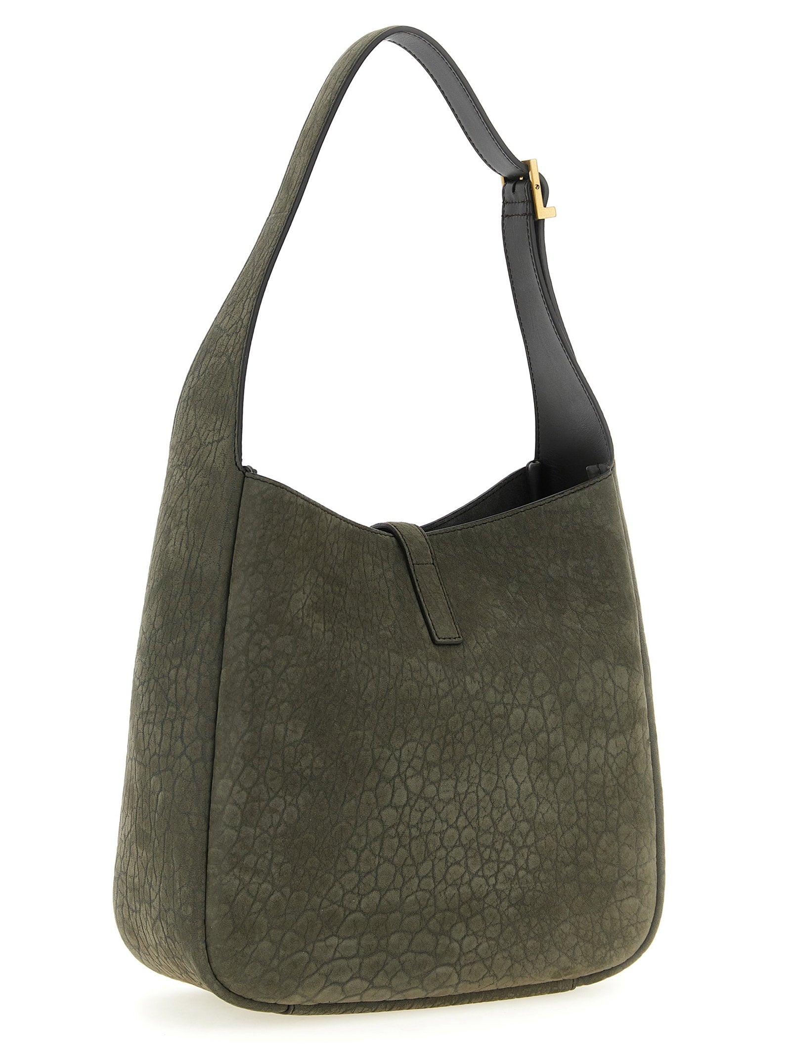 Saint Laurent Micro Le 5 à 7 Shoulder Bag Gray