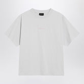 Balenciaga Back Logo Medium Fit White Cotton T-shirt White