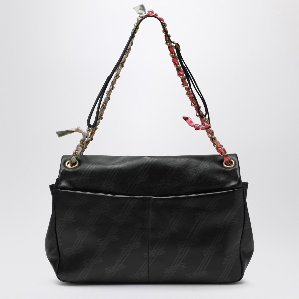 Balenciaga Darling Medium Chain Shoulder Bag Black