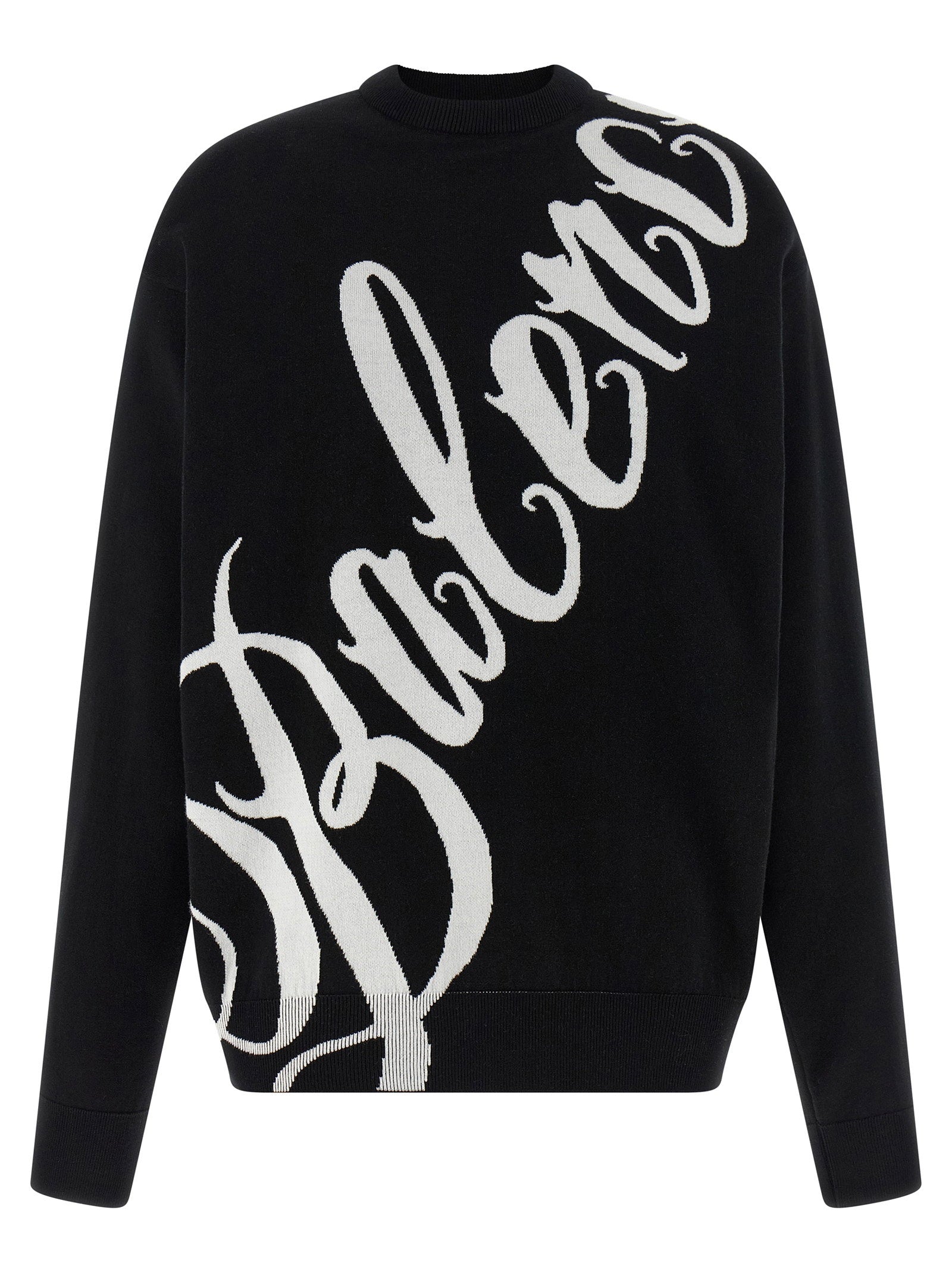 Balenciaga Big B Sweater White/black