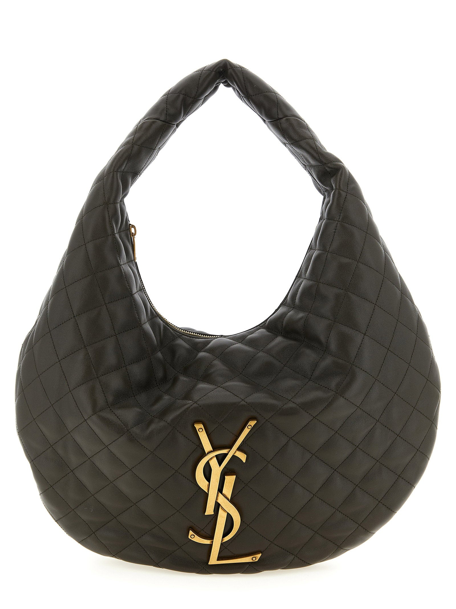 Saint Laurent Hobo Icare Shoulder Bag Brown