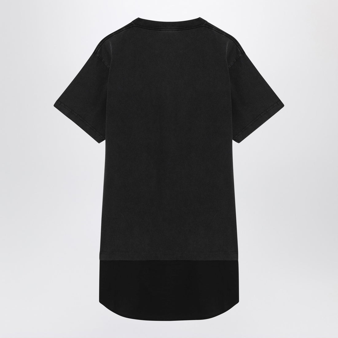 Balenciaga Black Washed Icon Mini Dress Black