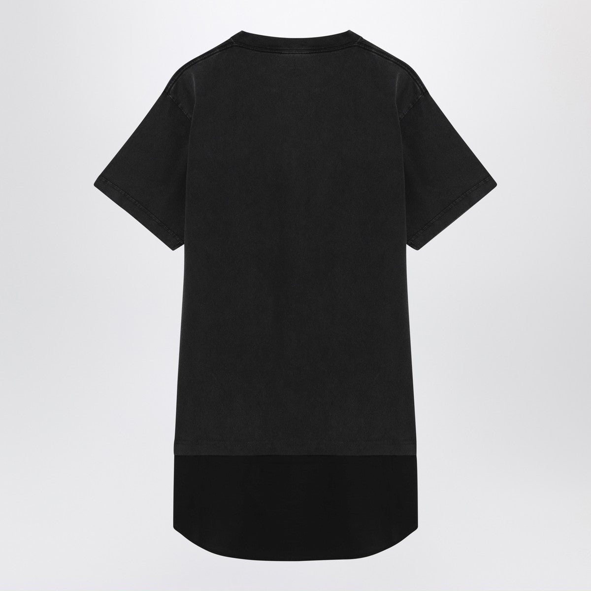 Balenciaga Black Washed Icon Mini Dress Black