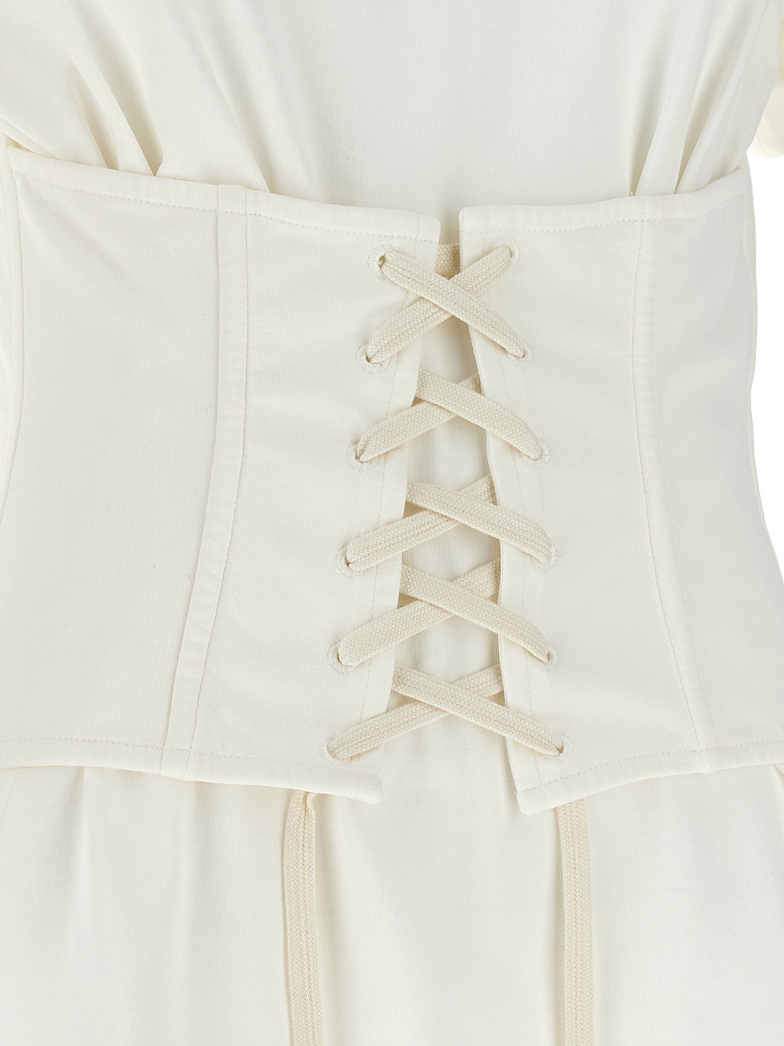 Alexander McQueen Corset T-shirt White