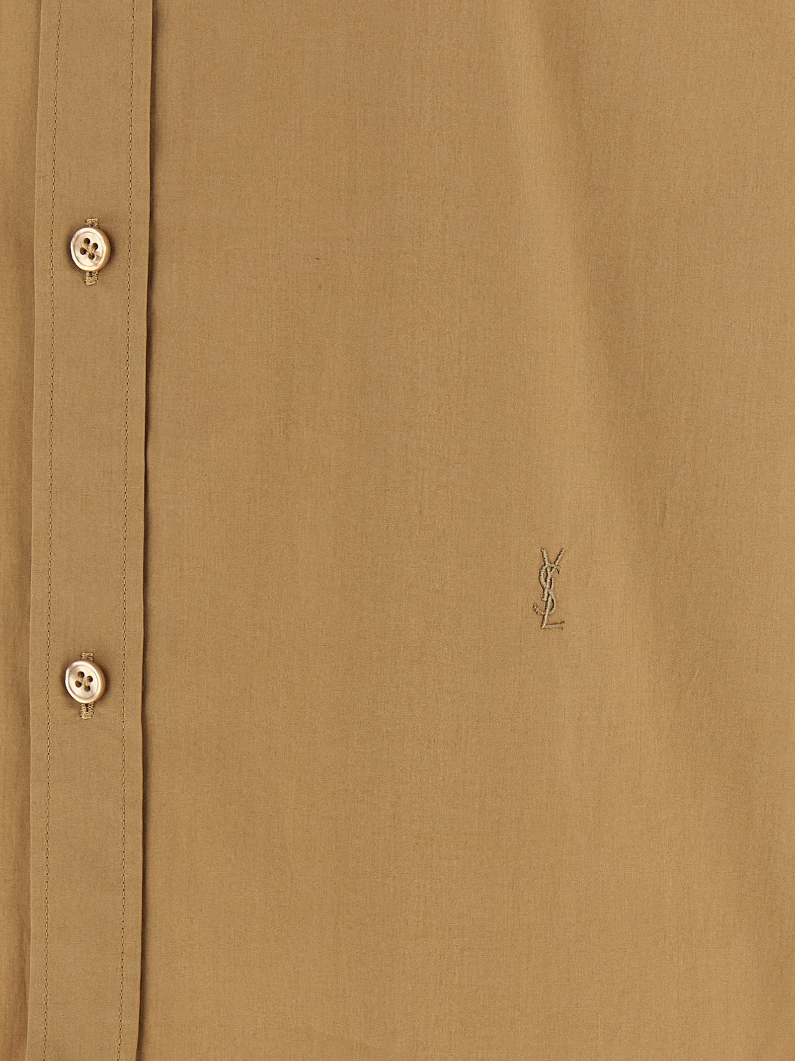 Saint Laurent Cassandre Shirt Brown