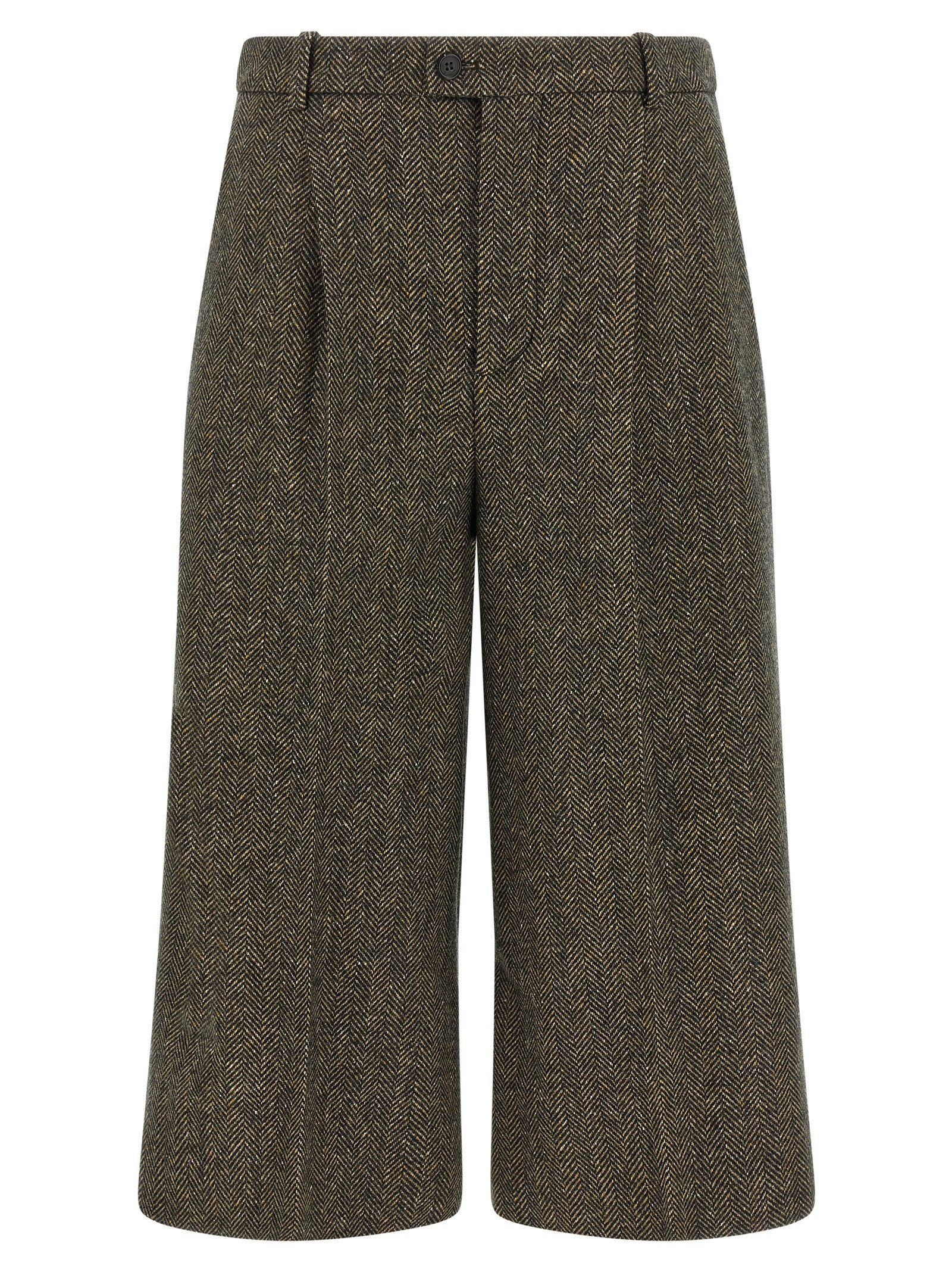 Saint Laurent Culotte Pants Brown