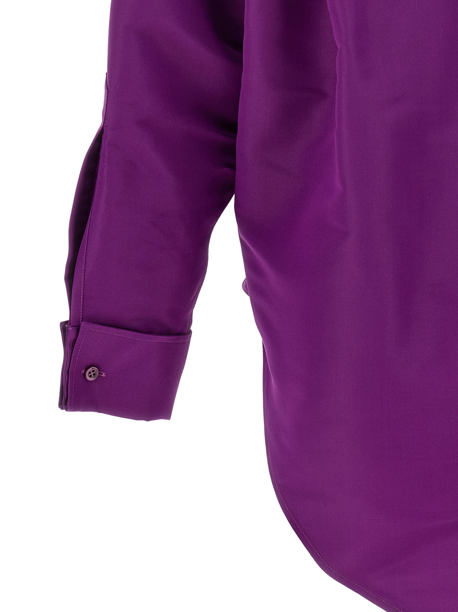Balenciaga Silk Shirt Purple