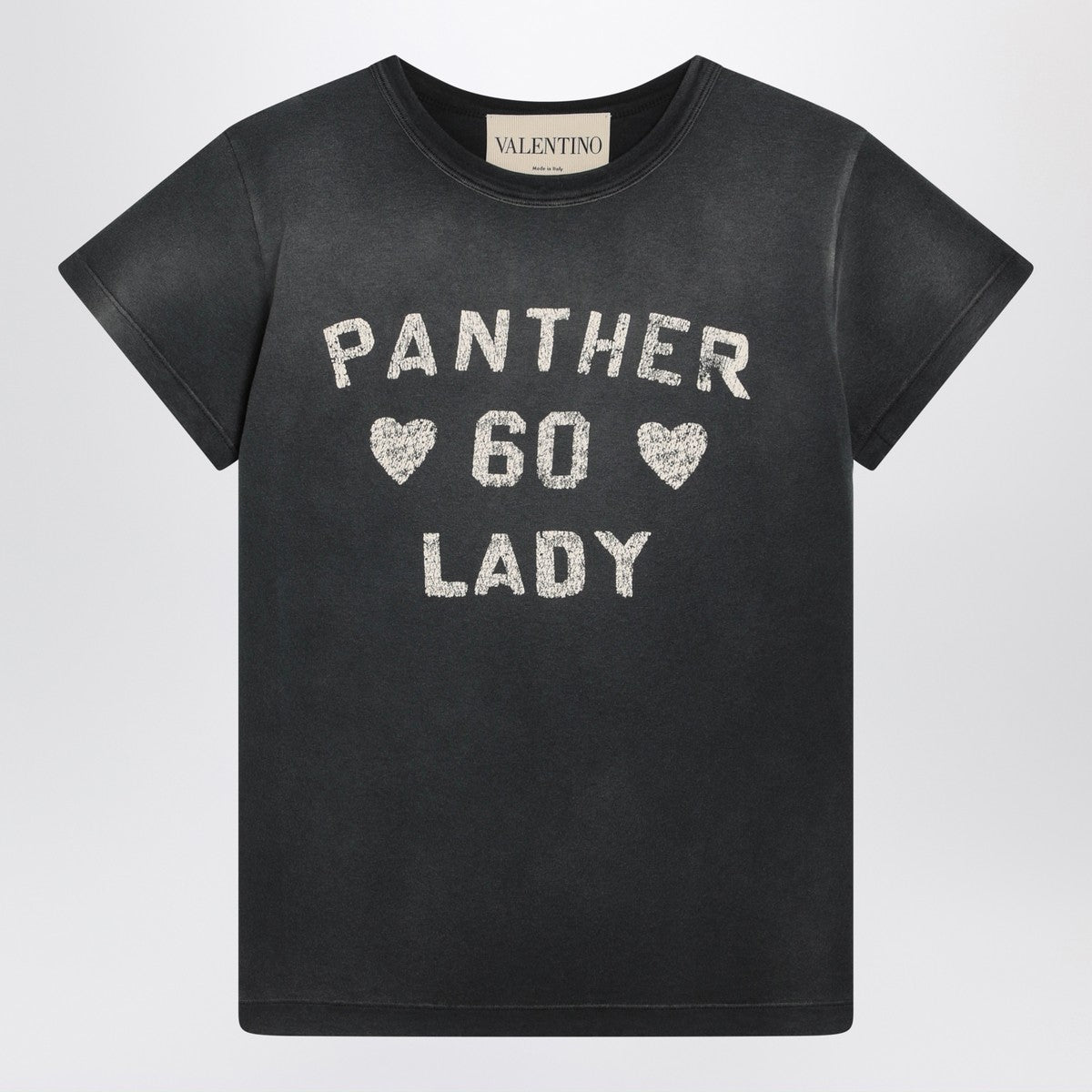 Valentino Garavani Panther Lady Print T-shirt Black