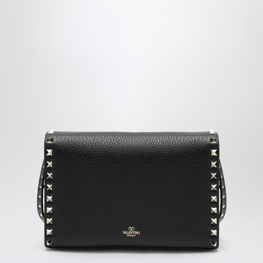 Valentino Small Rockstud Crossbody Bag Black