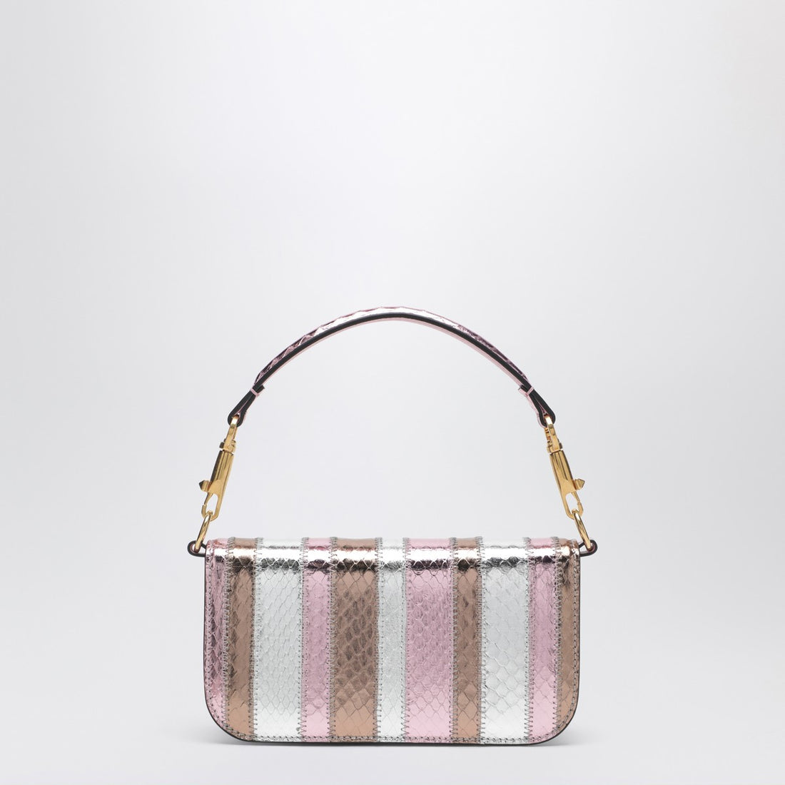 Valentino Small Loco Laminated Bag Pink