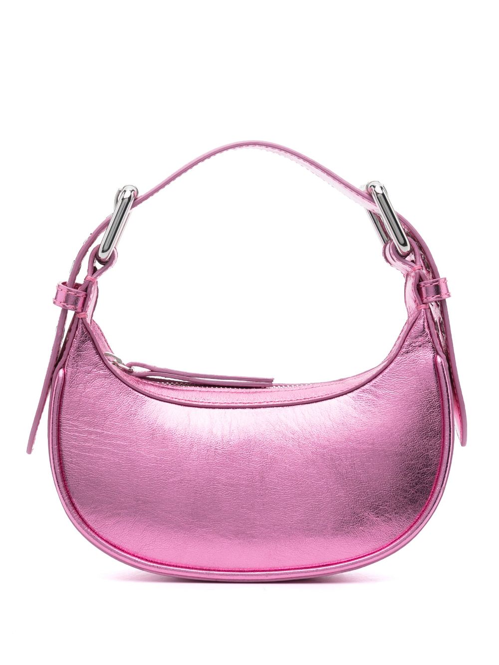 By Far Soho Mini Shoulder Bag Fuchsia