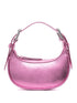 By Far Soho Mini Shoulder Bag Fuchsia