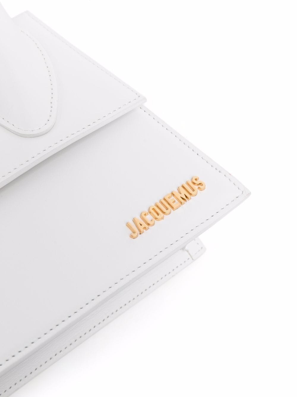 JACQUEMUS Le Grand Chiquito Leather HandBag White
