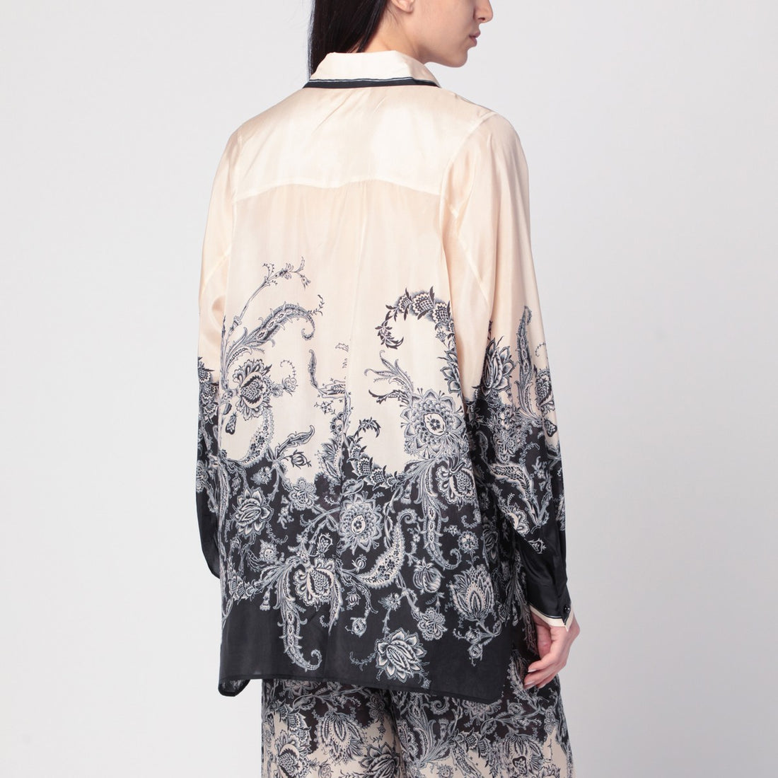 Zimmermann Cream Silk Fantasy Print Shirt Multicolor