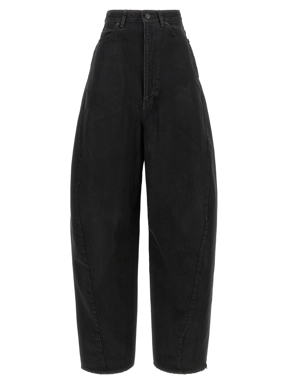 Balenciaga Barrel Leg Jeans Black