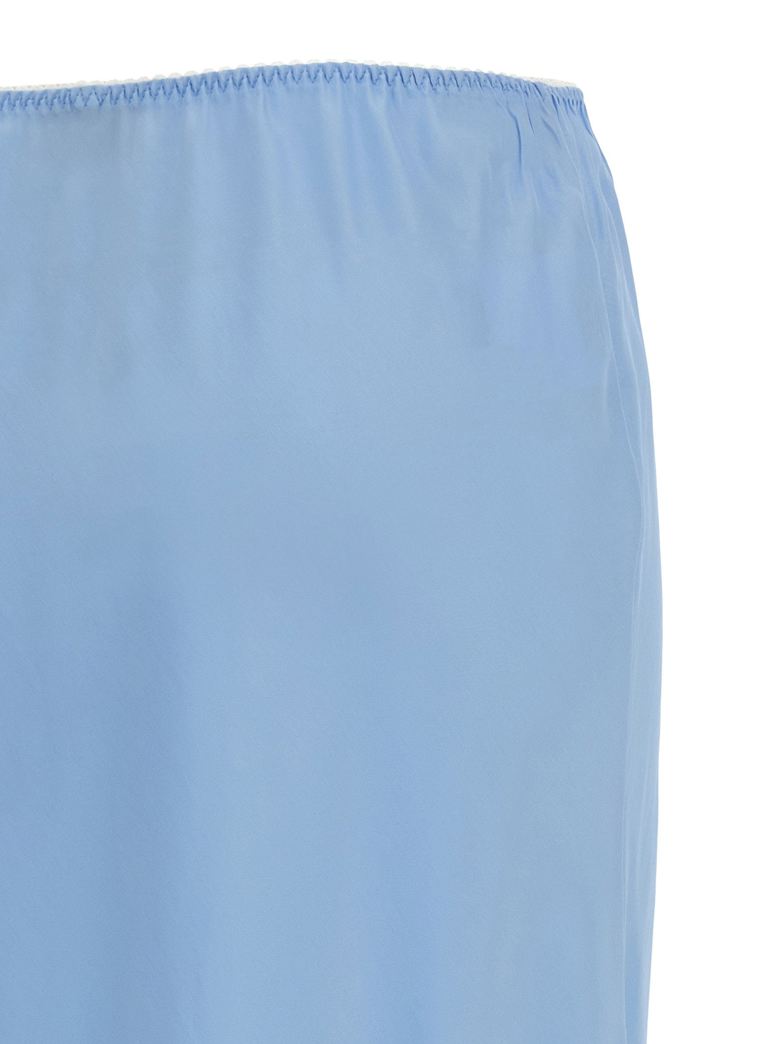 Moschino Lace Skirt Light blue