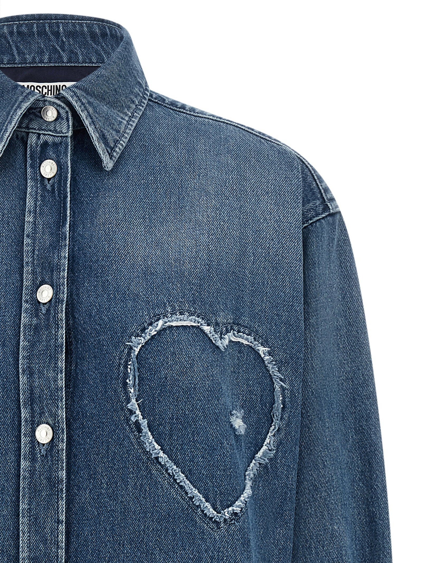 Moschino Heart Shirt Blue