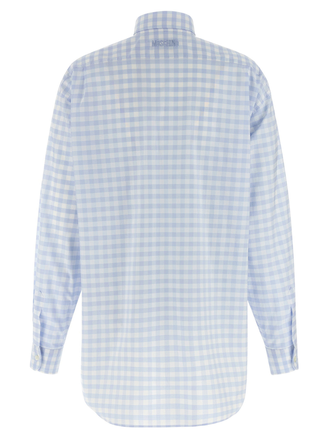 Moschino Heart Vichy Shirt Light blue