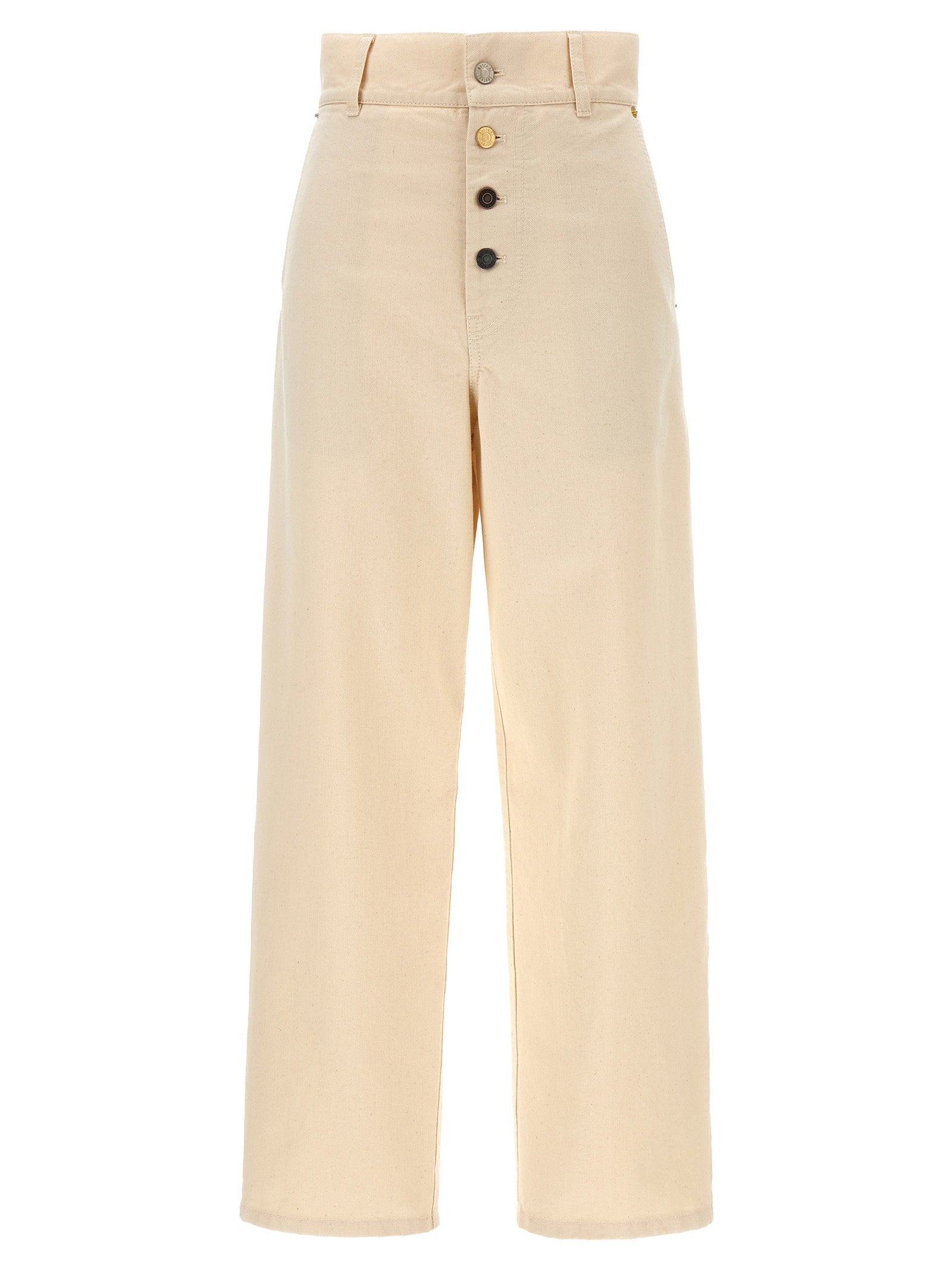 Moschino Cotton Trousers Beige