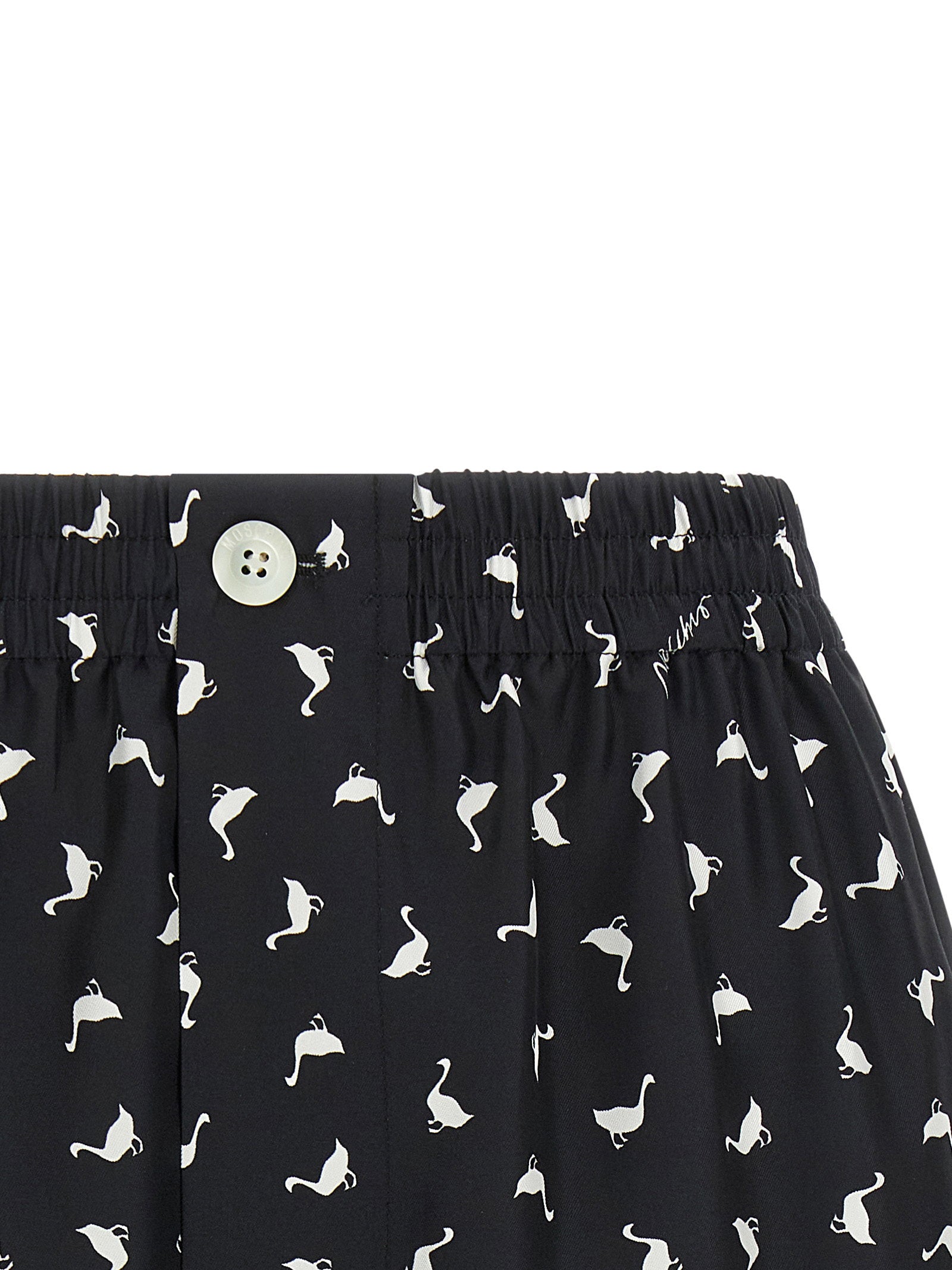 Moschino Oche Shorts White/black