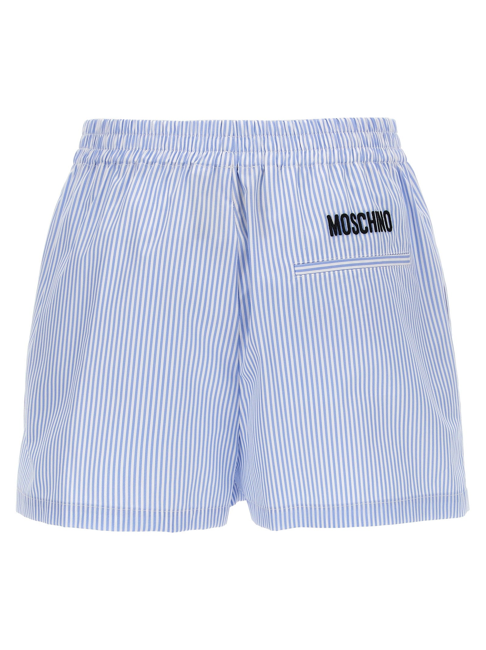 Moschino Poplin Shorts Light blue