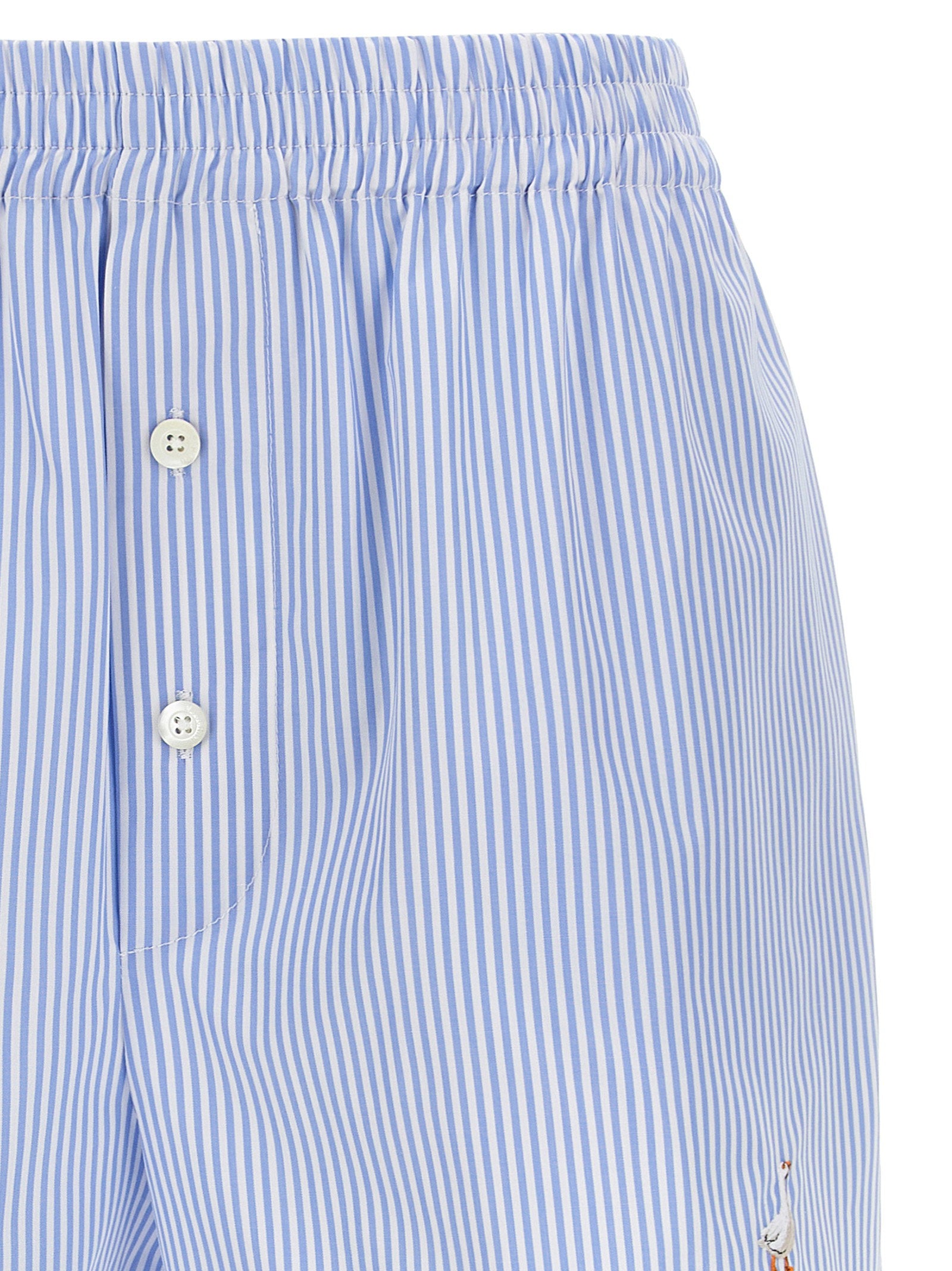 Moschino Poplin Shorts Light blue