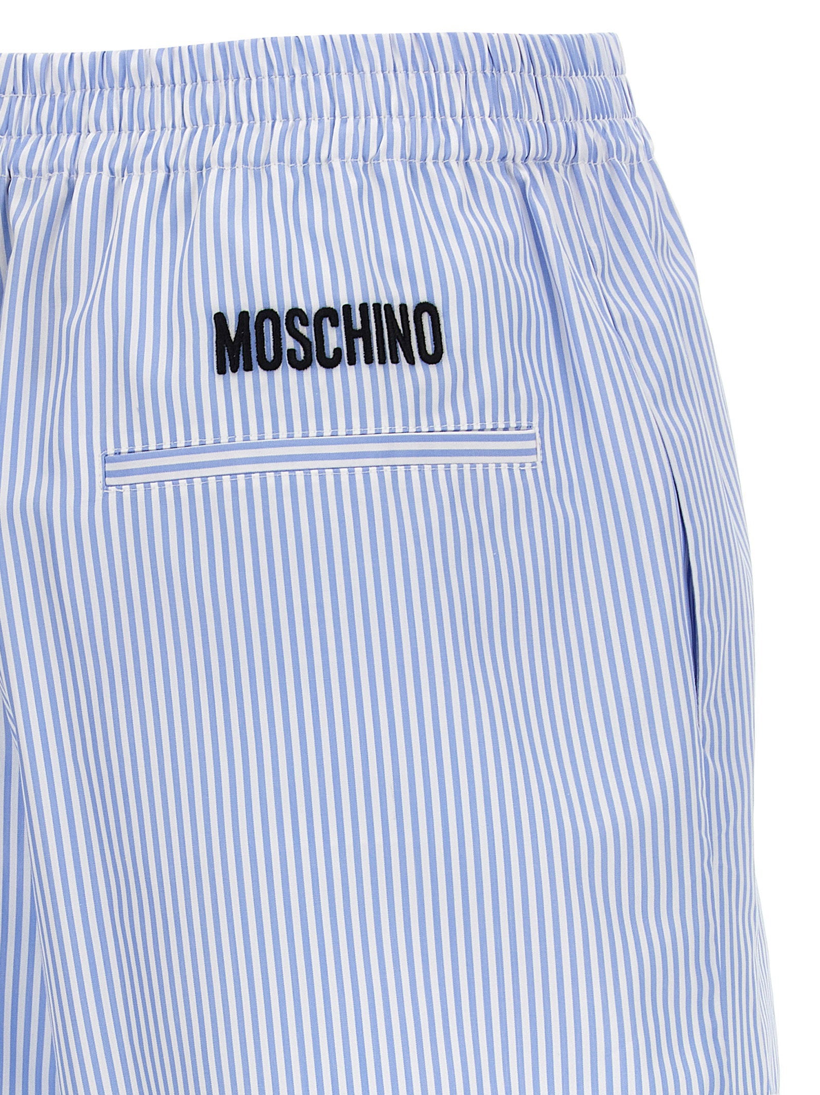 Moschino Poplin Shorts Light blue