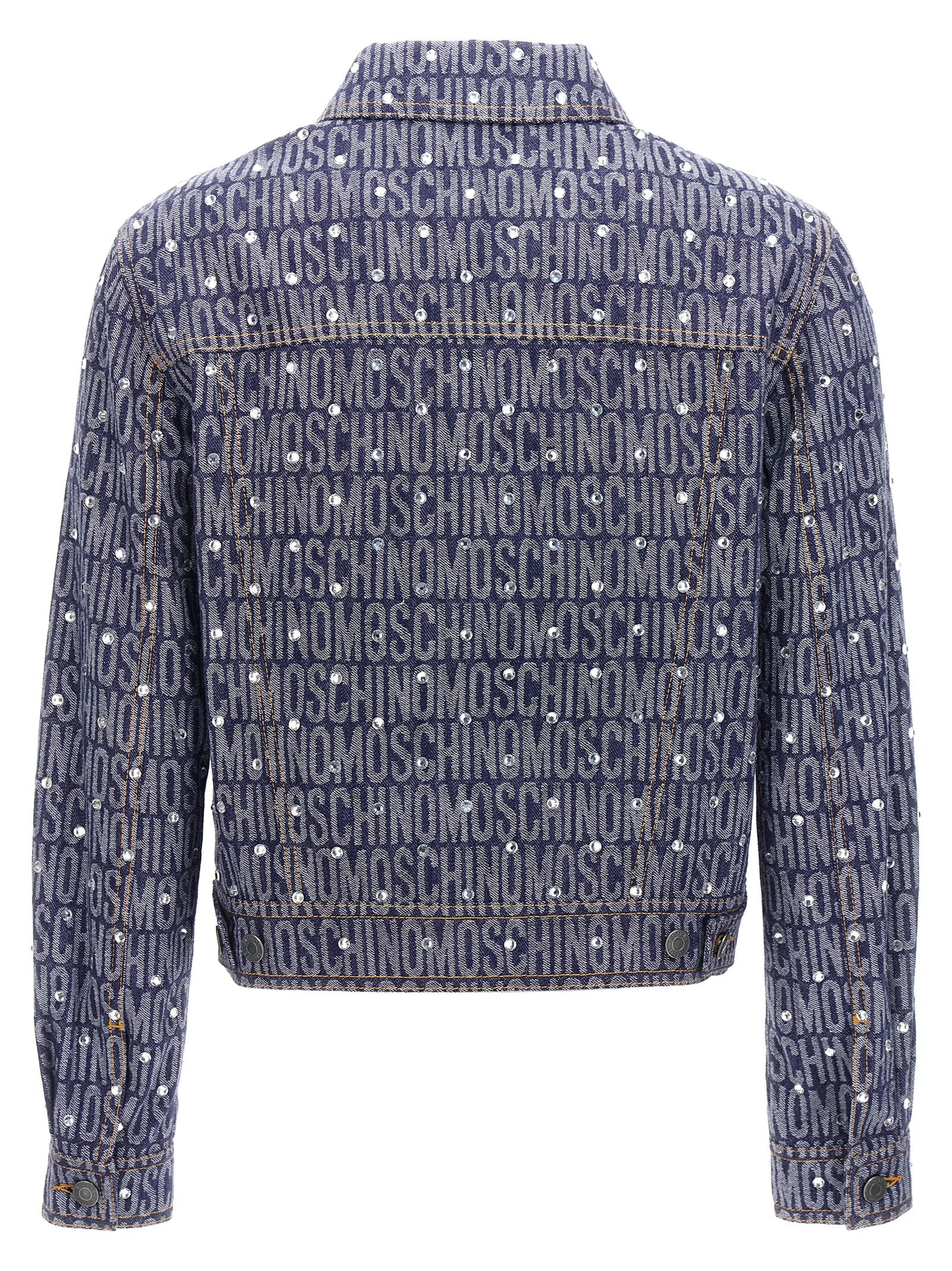 Moschino Logo Jacket Blue
