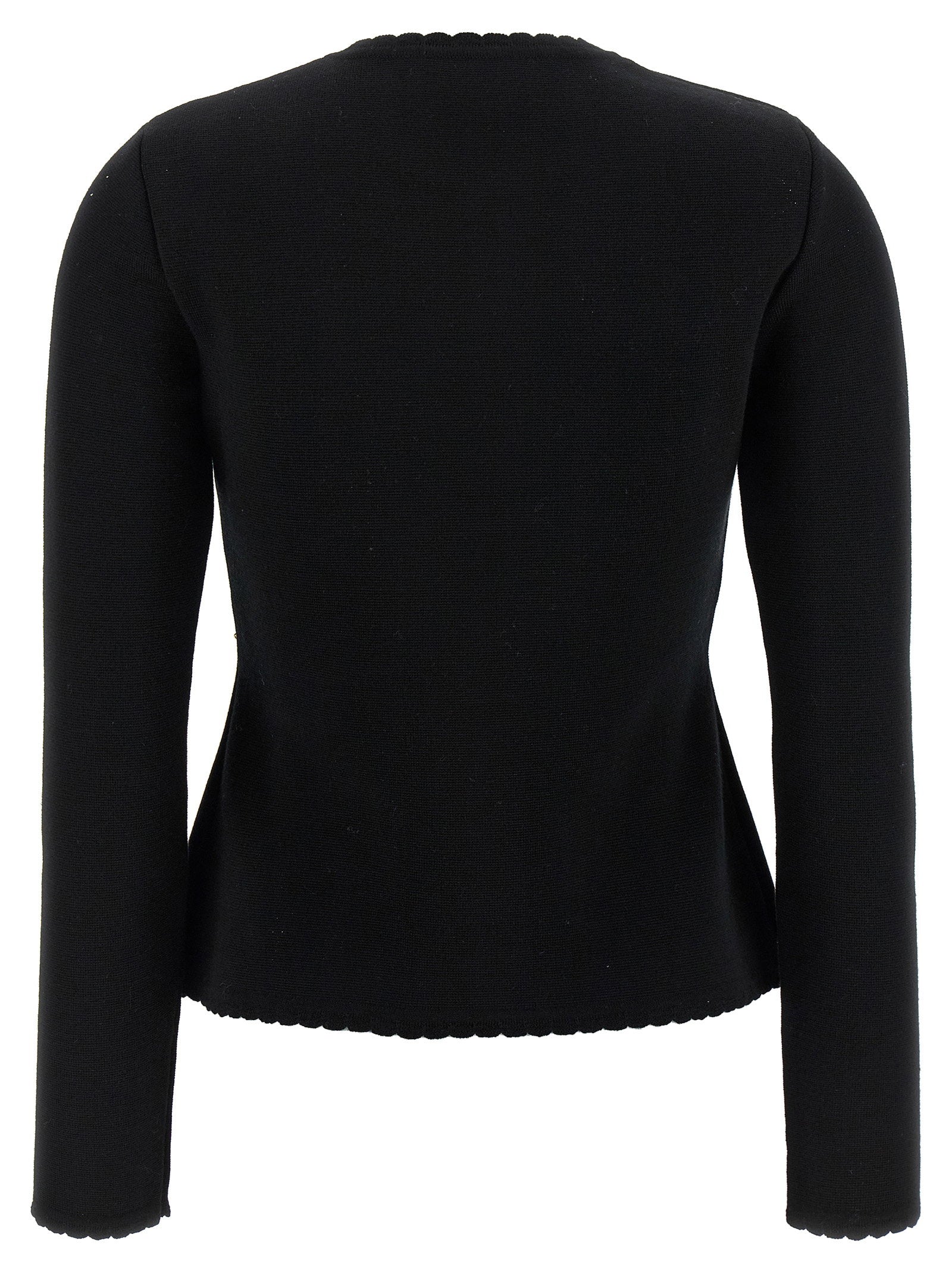Moschino Chain Cardigan Black