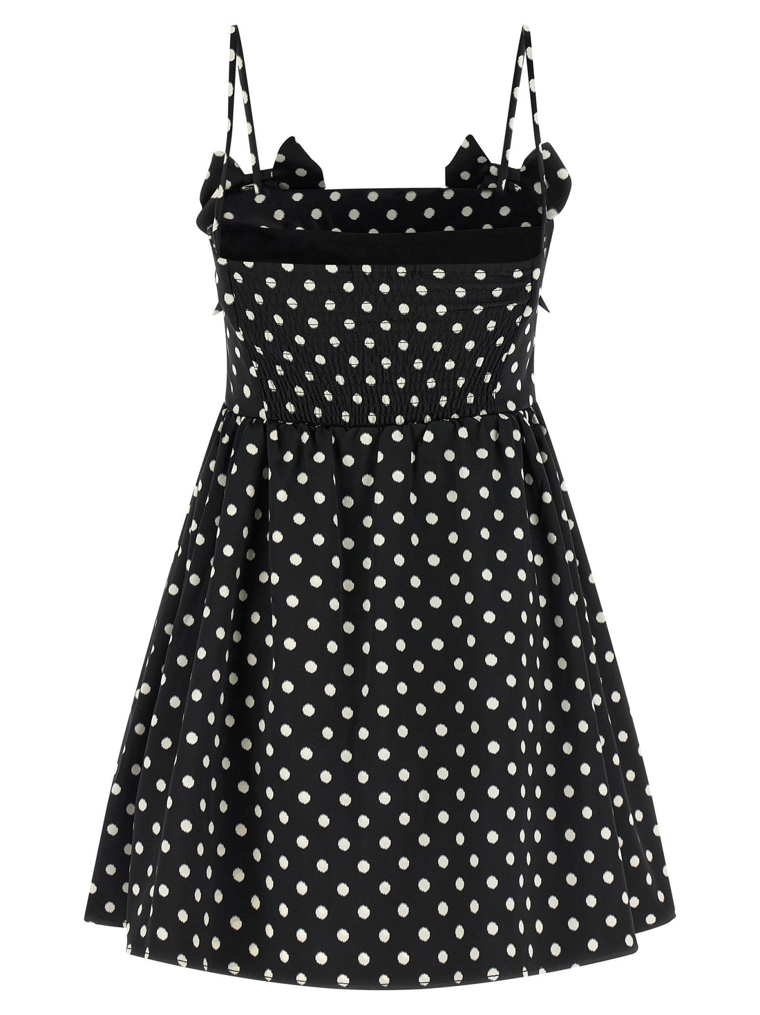 Ganni Polka Dot Dress Black