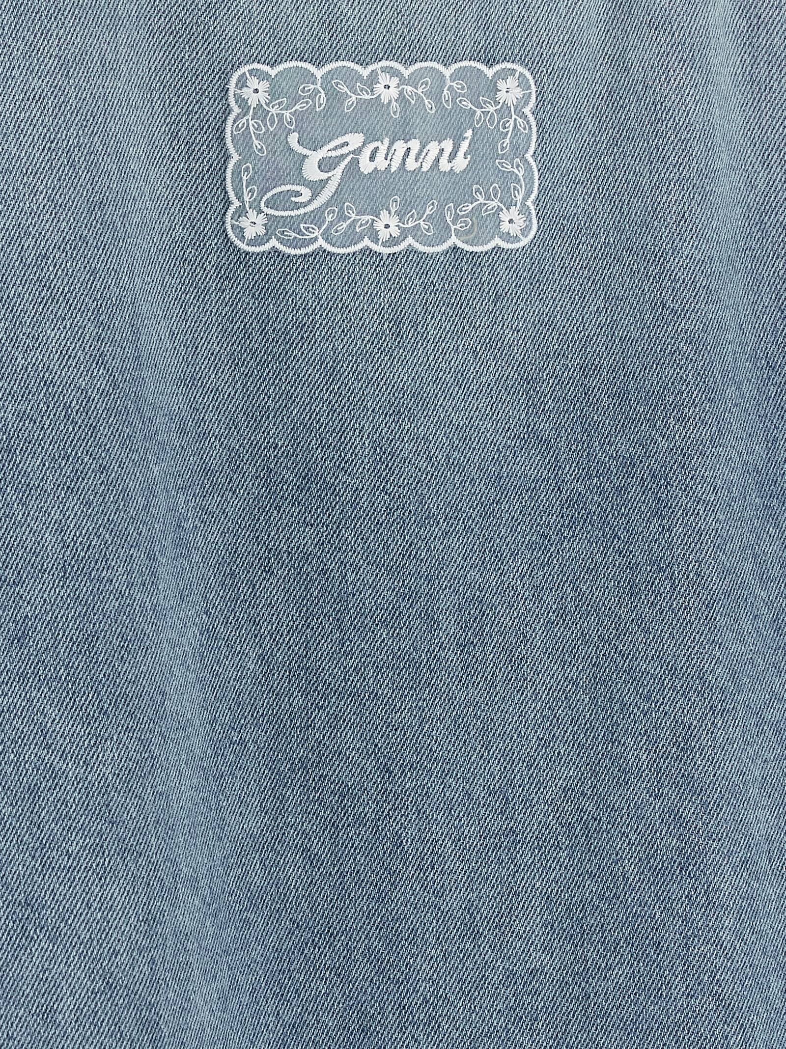 Ganni Denim Dress Light blue