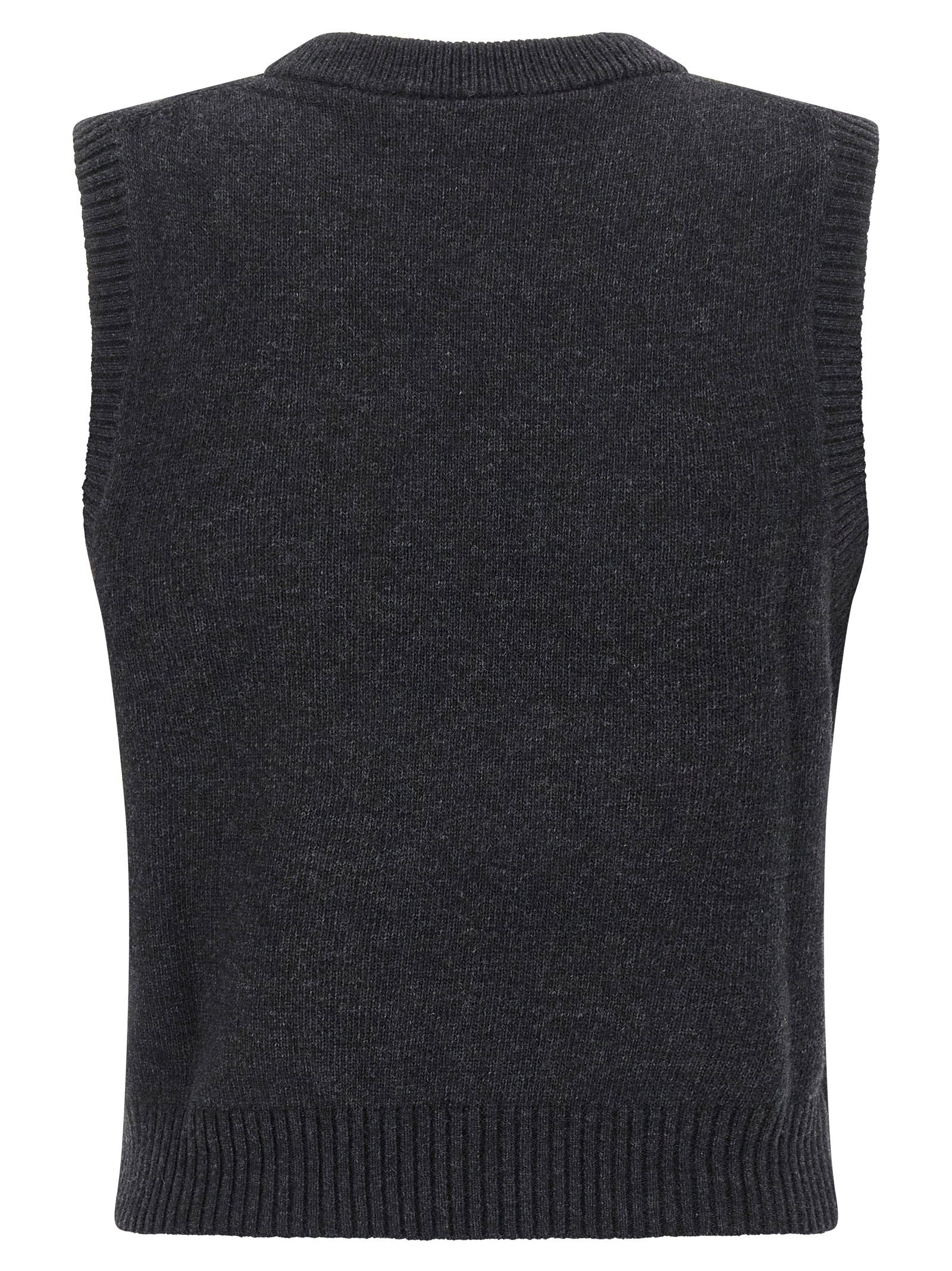 Ganni Cherry Vest Black