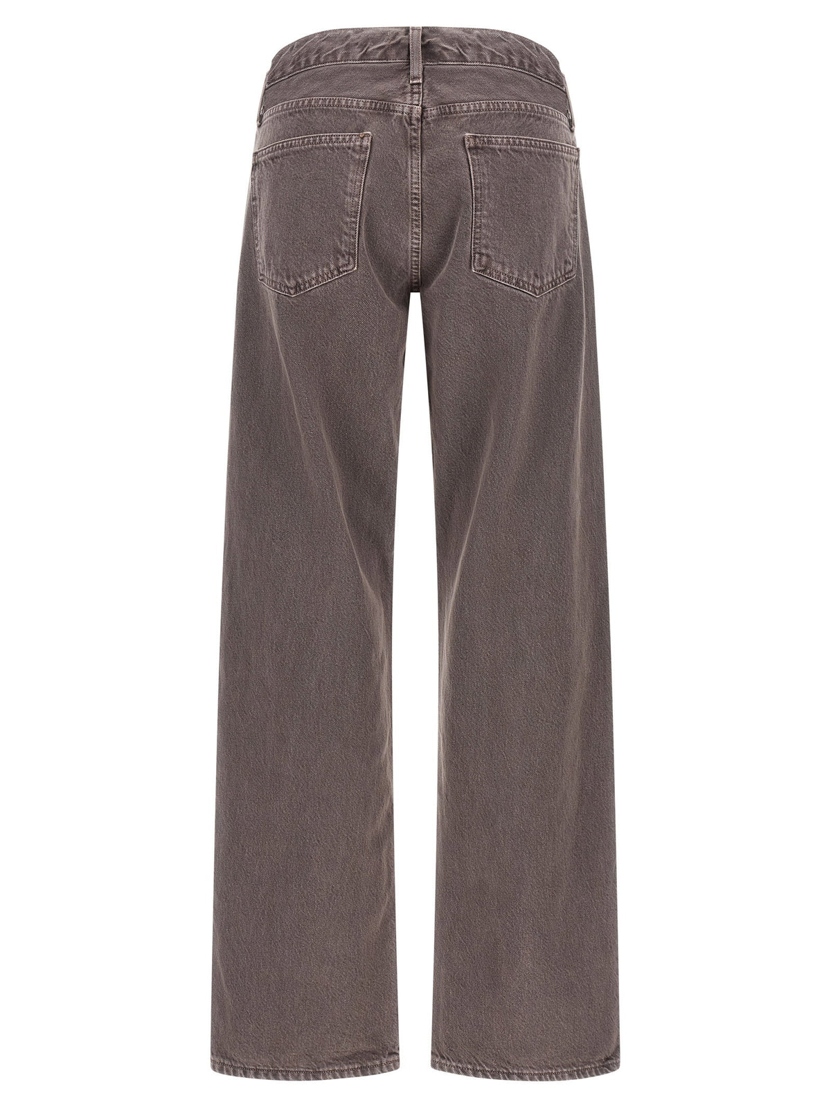 Agolde Low Rise Loose Jeans Purple