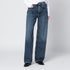 Agolde Wide-Leg Regenerated Denim Jeans Blue
