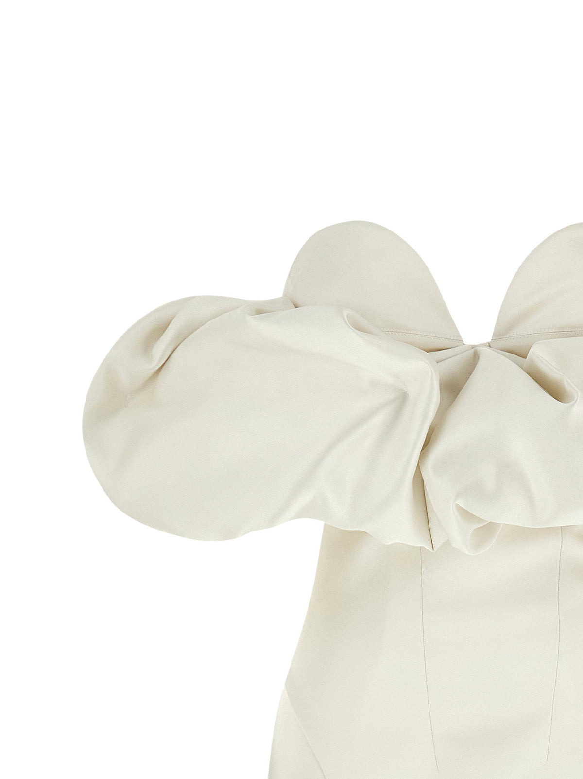 Elisabetta Franchi Off-the-shoulder Dress White