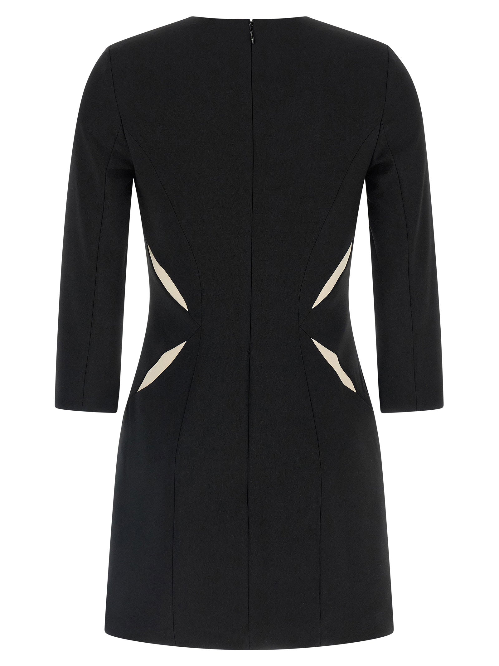 Elisabetta Franchi Sheath Dress White/black
