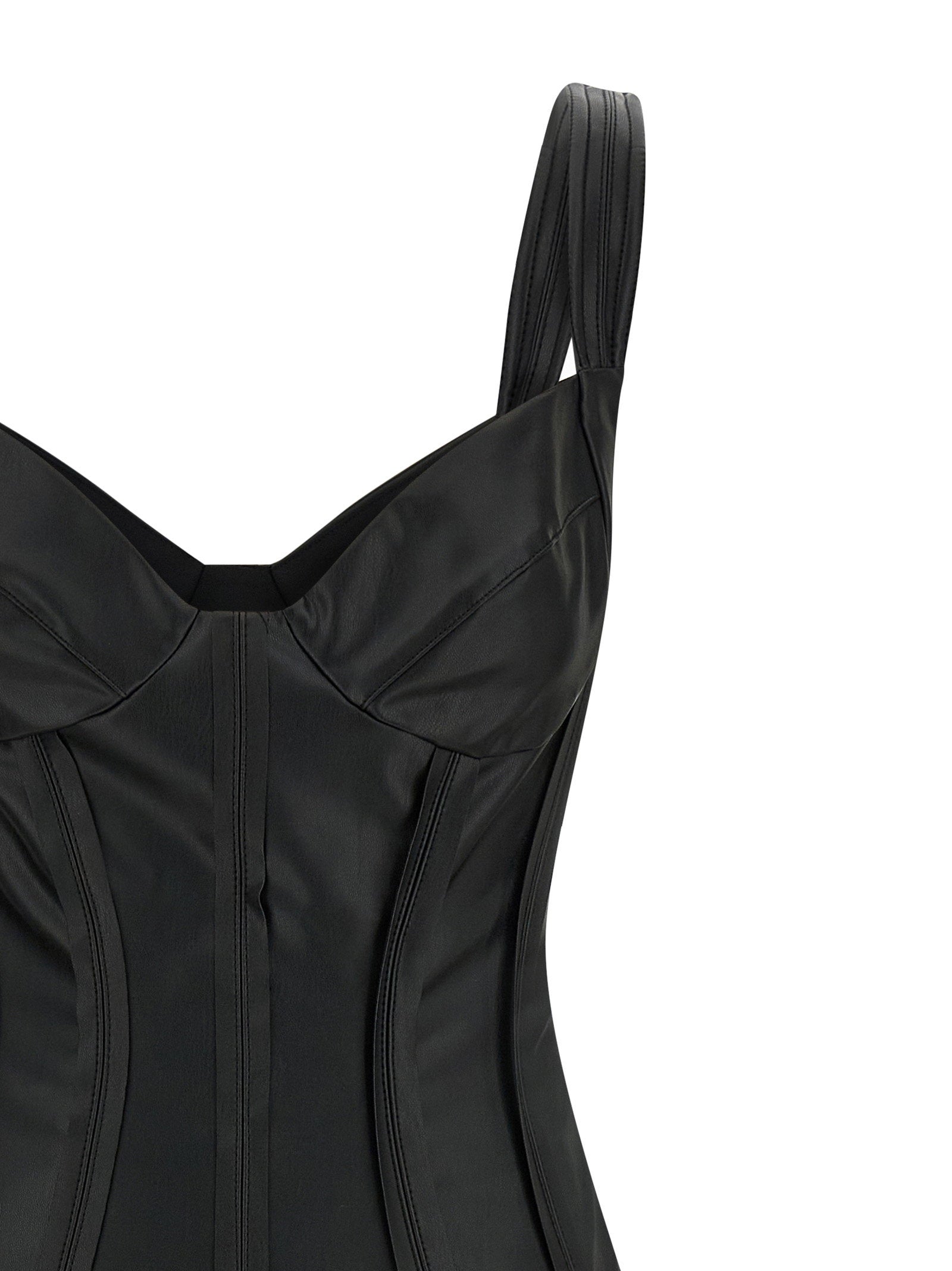 Elisabetta Franchi Corset Dress Black