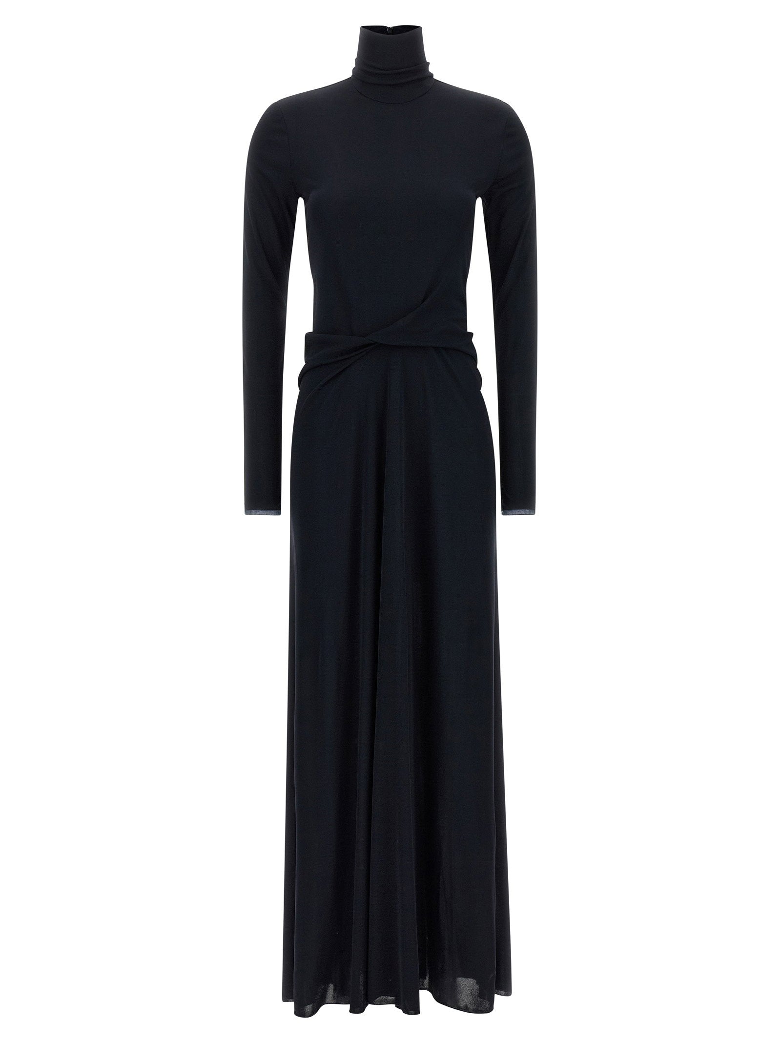 Fabiana Filippi Draped Dress Blue