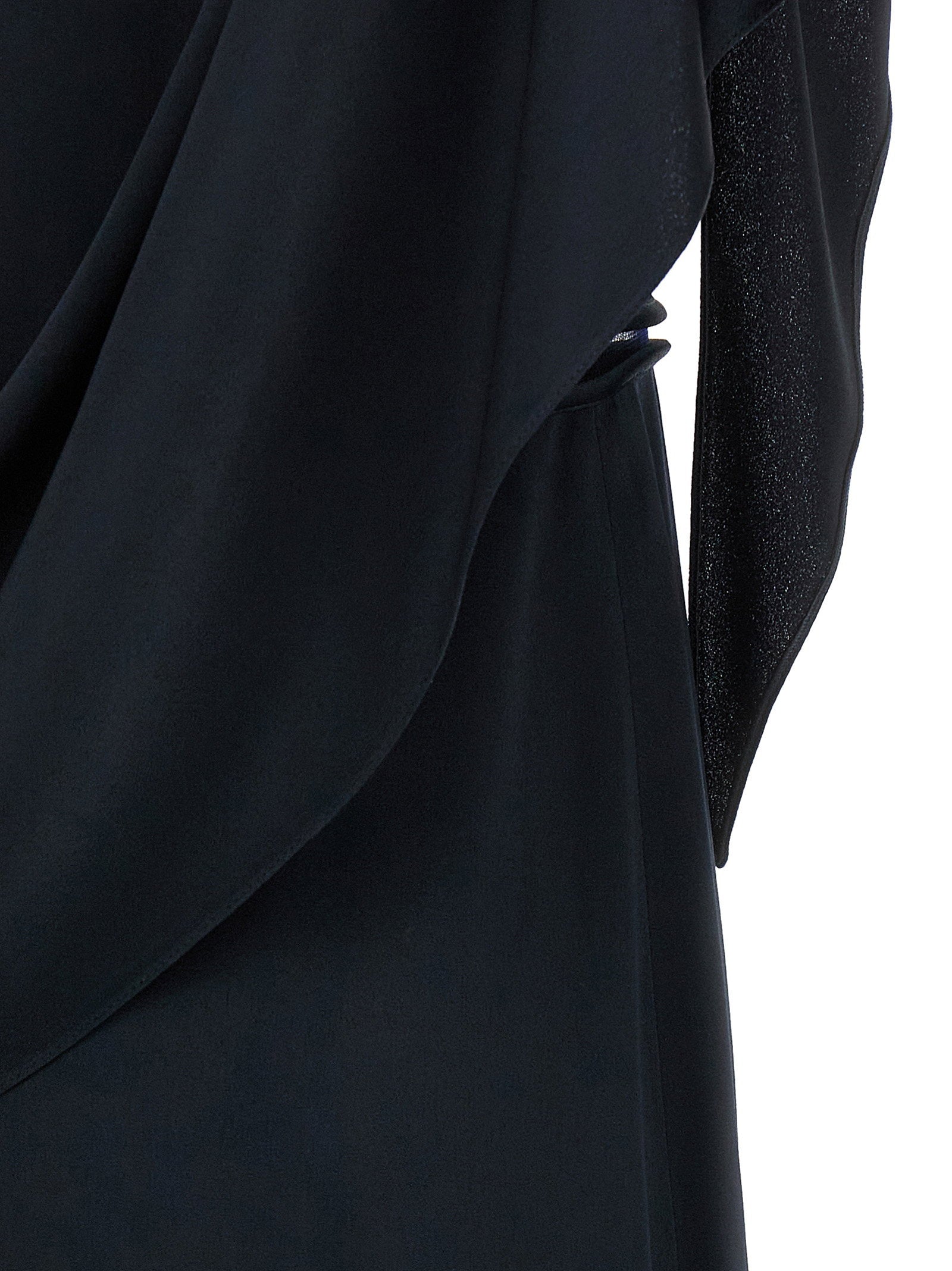 Fabiana Filippi Ruffle Dress Blue