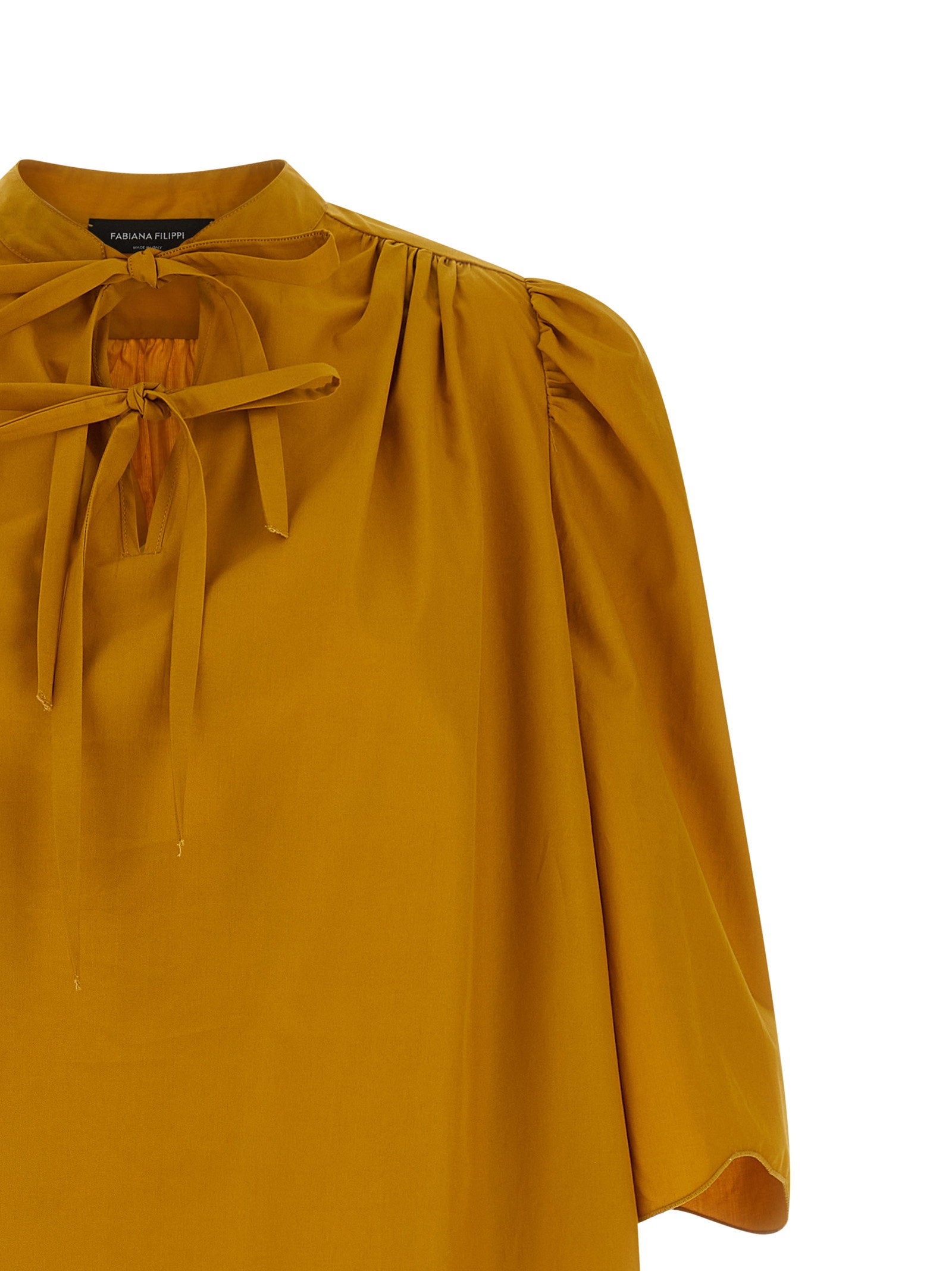 Fabiana Filippi Loose Dress Yellow
