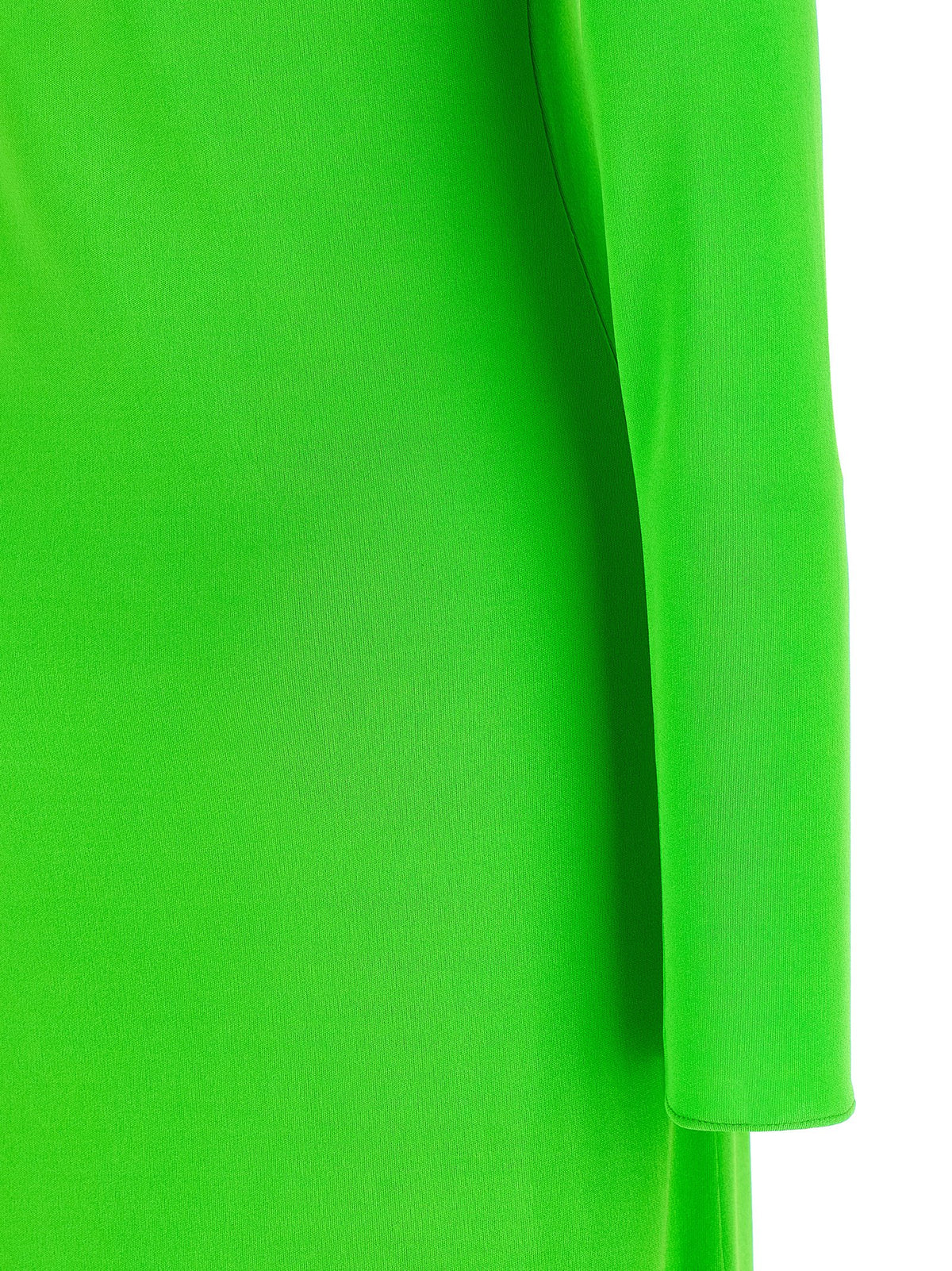 Tom Ford Long Sleeve Slash Front Evening Dress Green