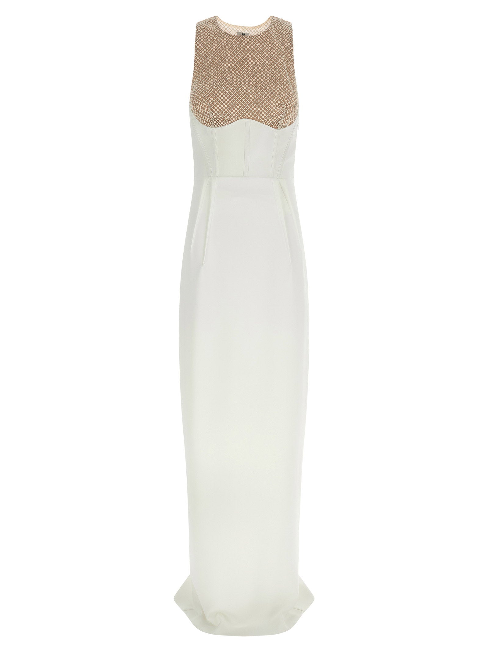 Elisabetta Franchi Red Carpet Dress White