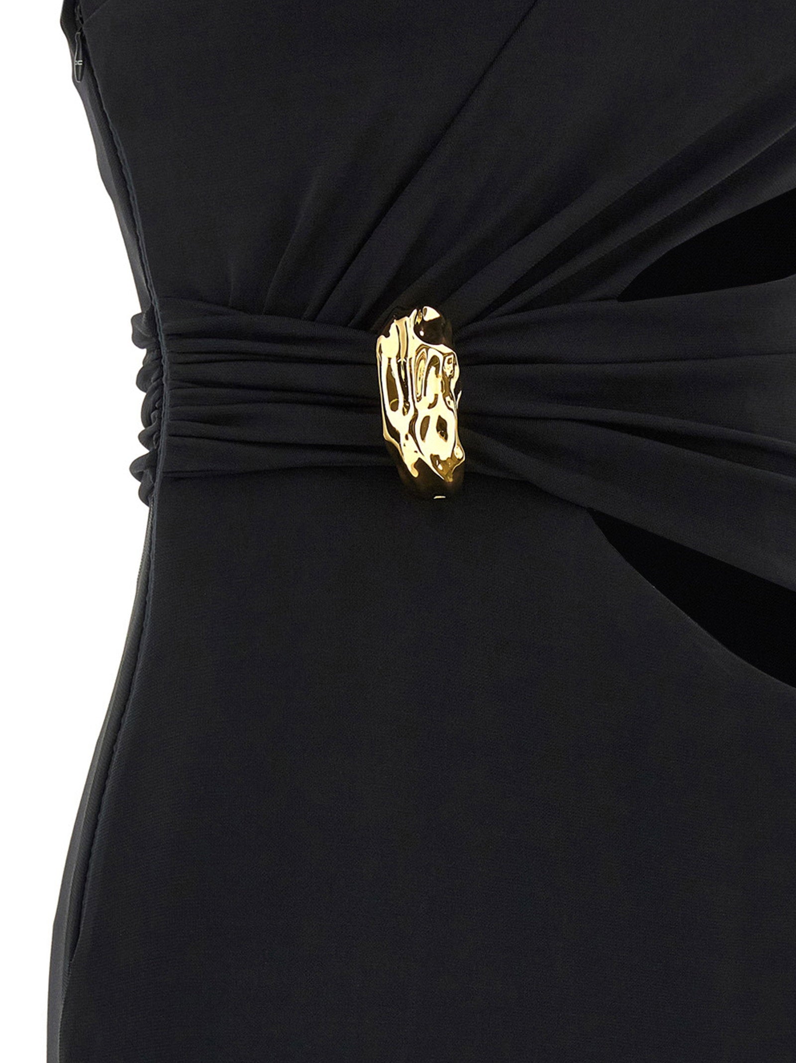 Elisabetta Franchi Red Carpet Dress Black