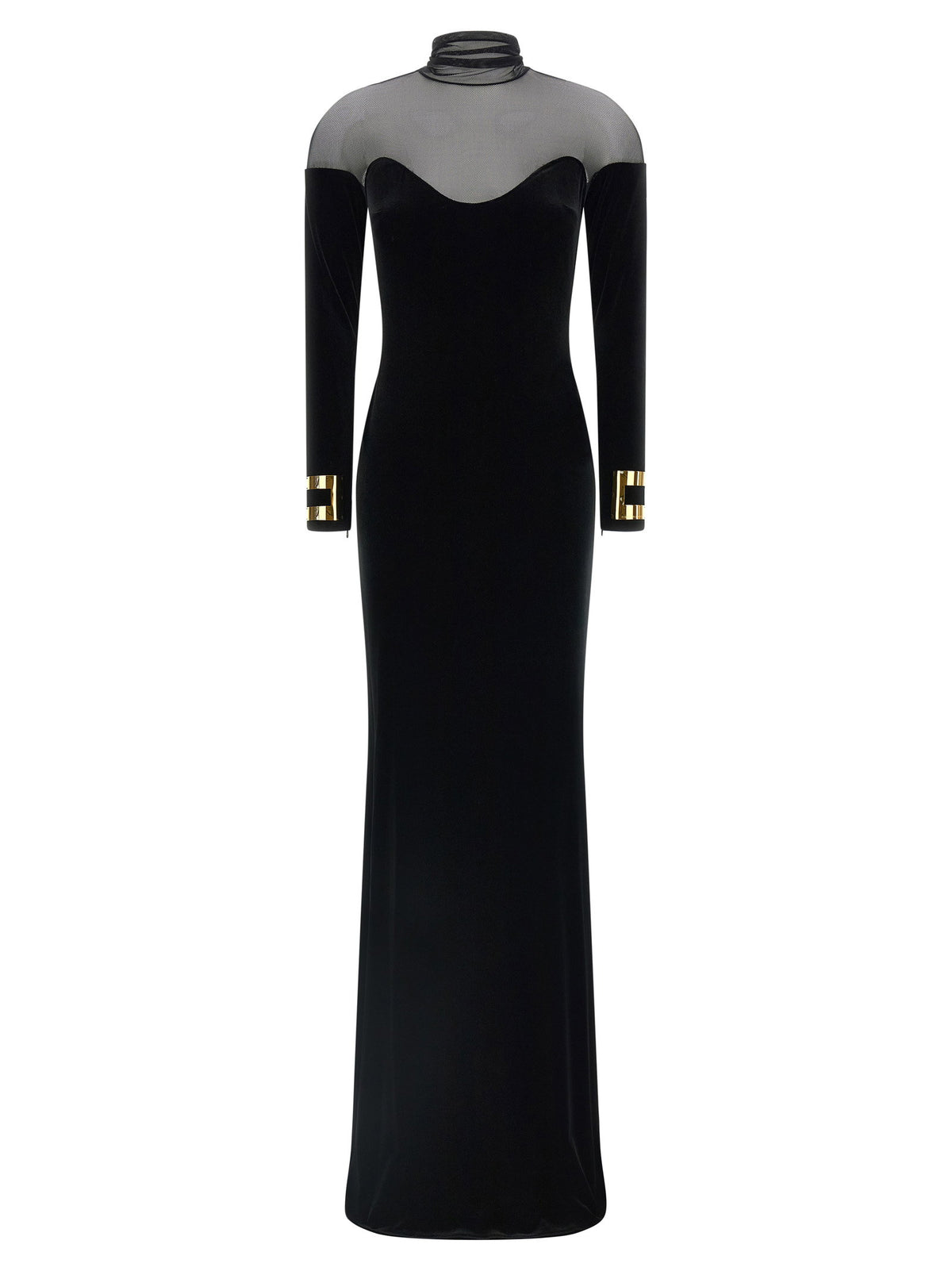 Elisabetta Franchi Red Carpet Dress Black