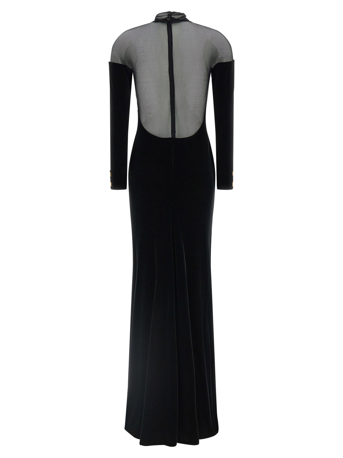 Elisabetta Franchi Red Carpet Dress Black