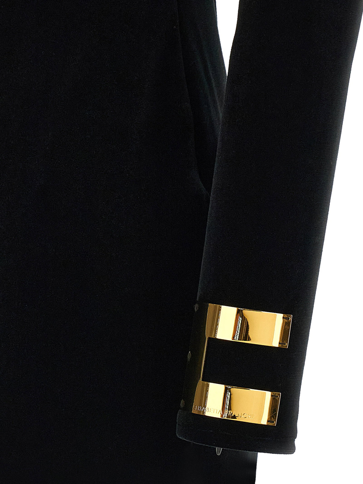 Elisabetta Franchi Red Carpet Dress Black