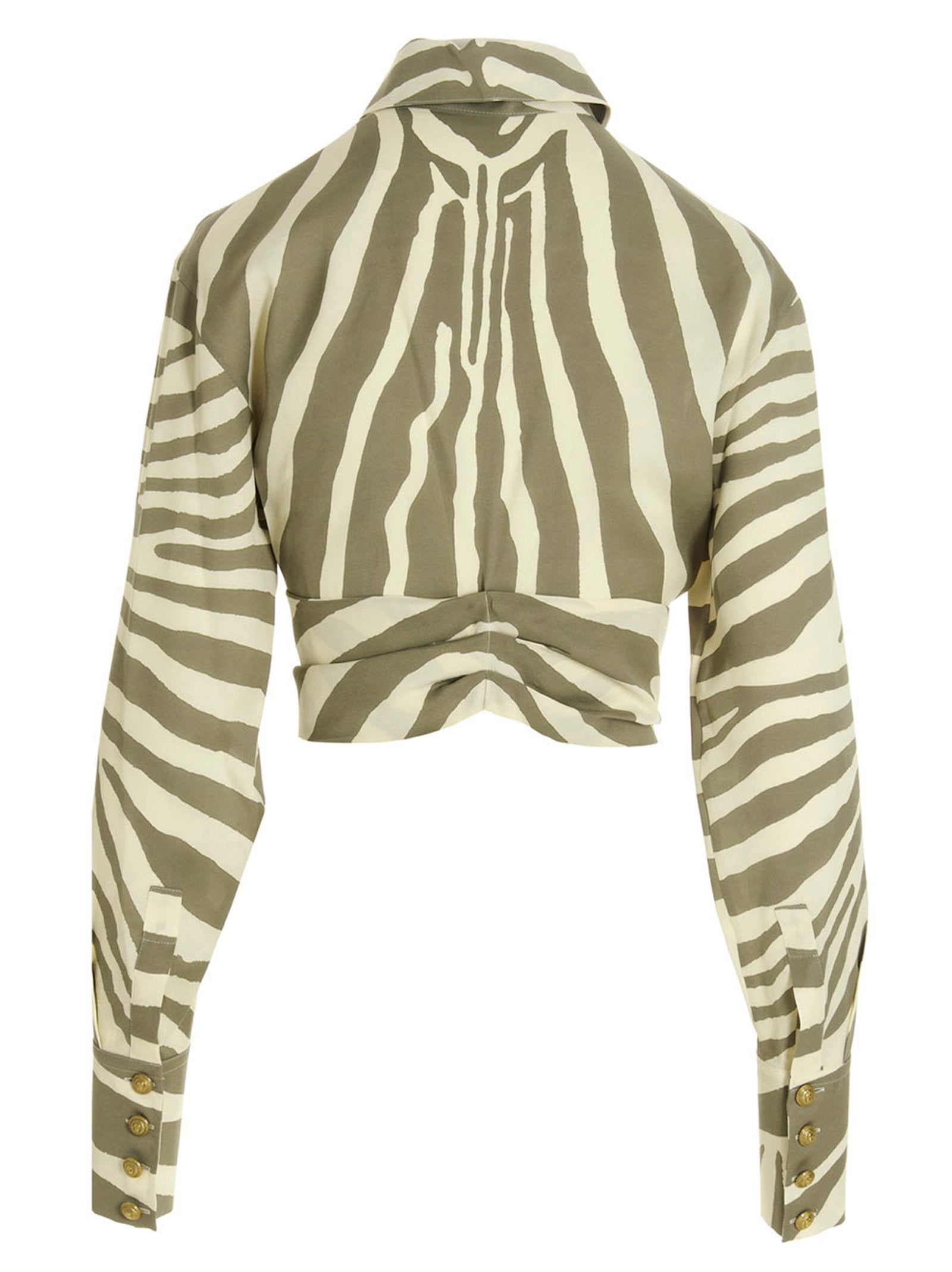Balmain Zebra Shirt Multicolor