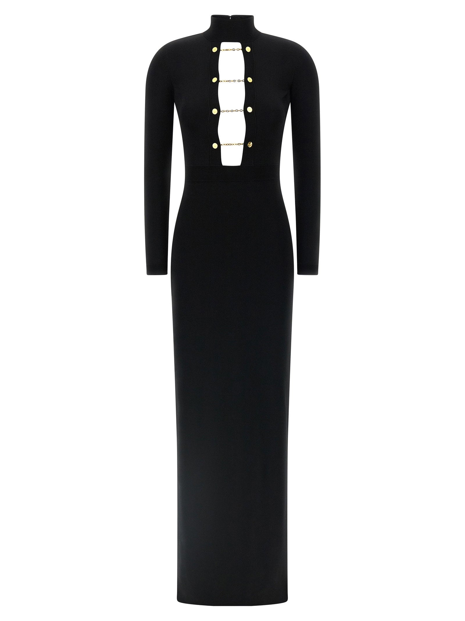 Elisabetta Franchi Red Carpet Dress Black