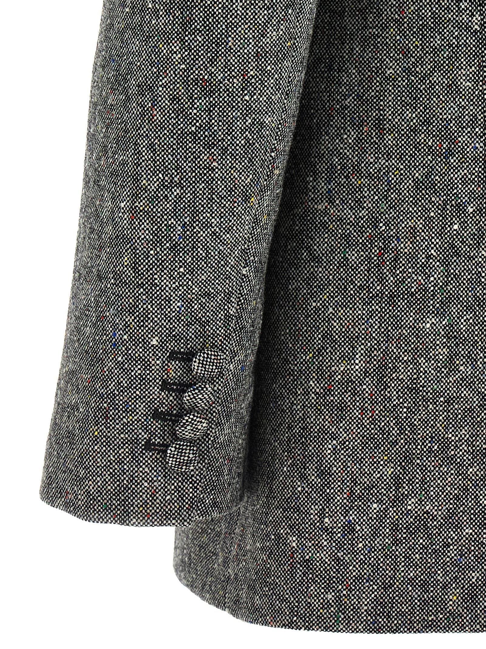Valentino Garavani Double-breasted Blazer Gray