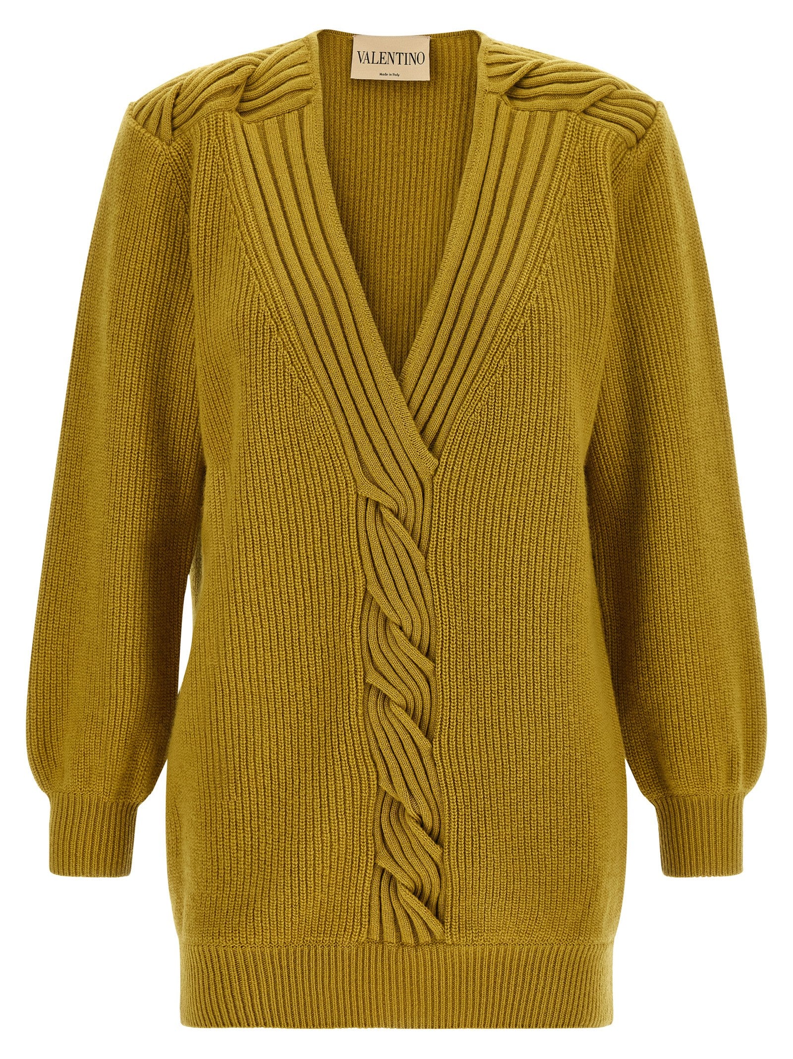 Valentino Garavani Weave Sweater Yellow